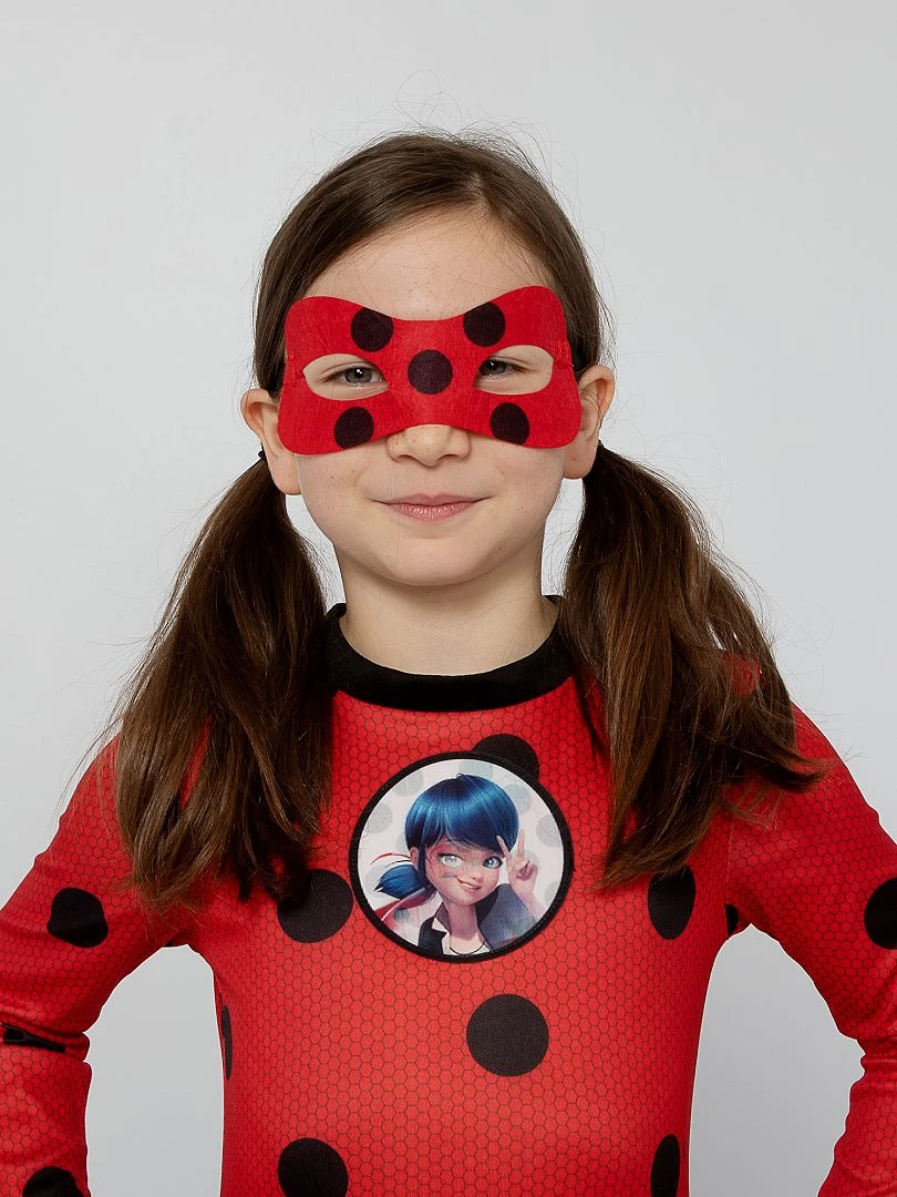 Déguisement combinaison 'Miraculous'   rouge/noir