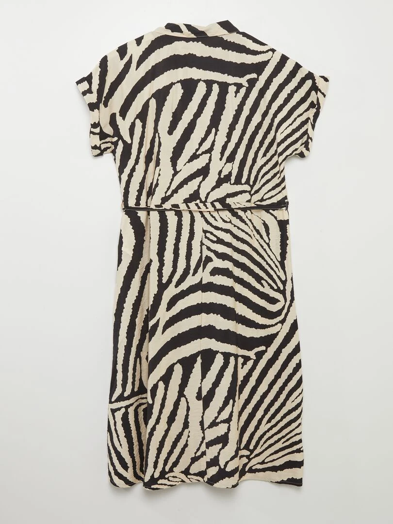 Robe longue type chemise 'JDY' NOIR