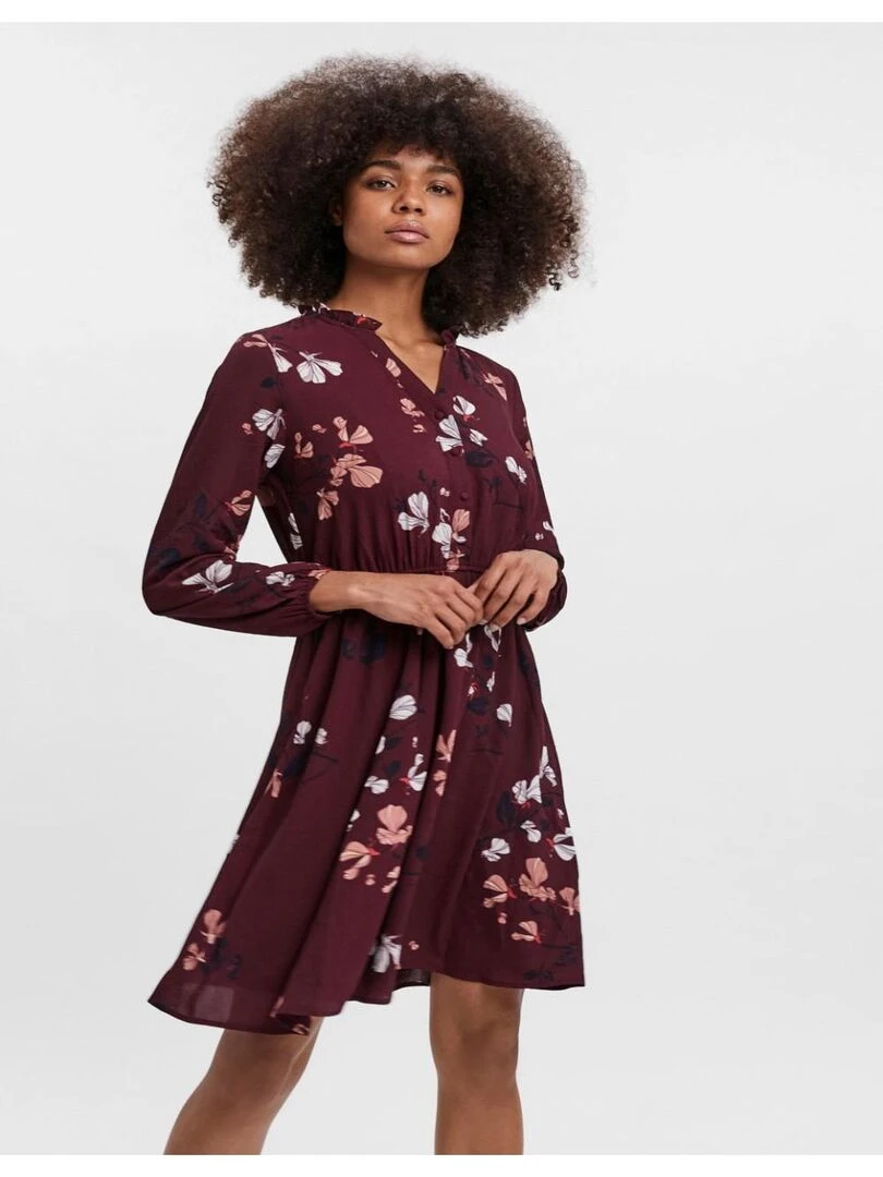 Robe courtes Vero Moda Bordeaux