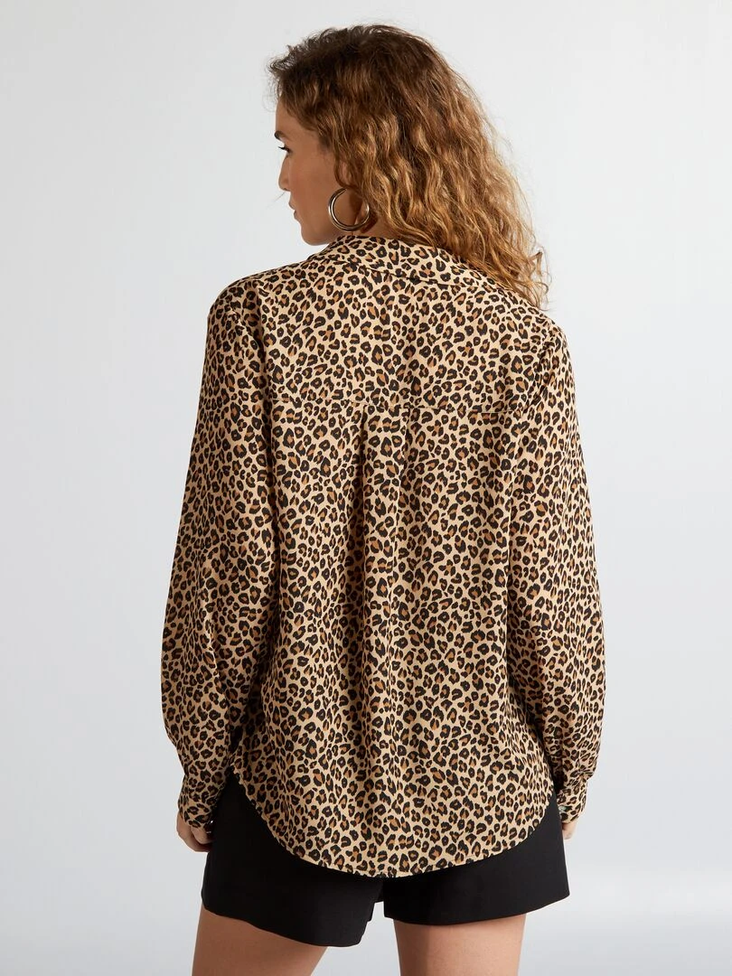 Chemise fluide   Léopard