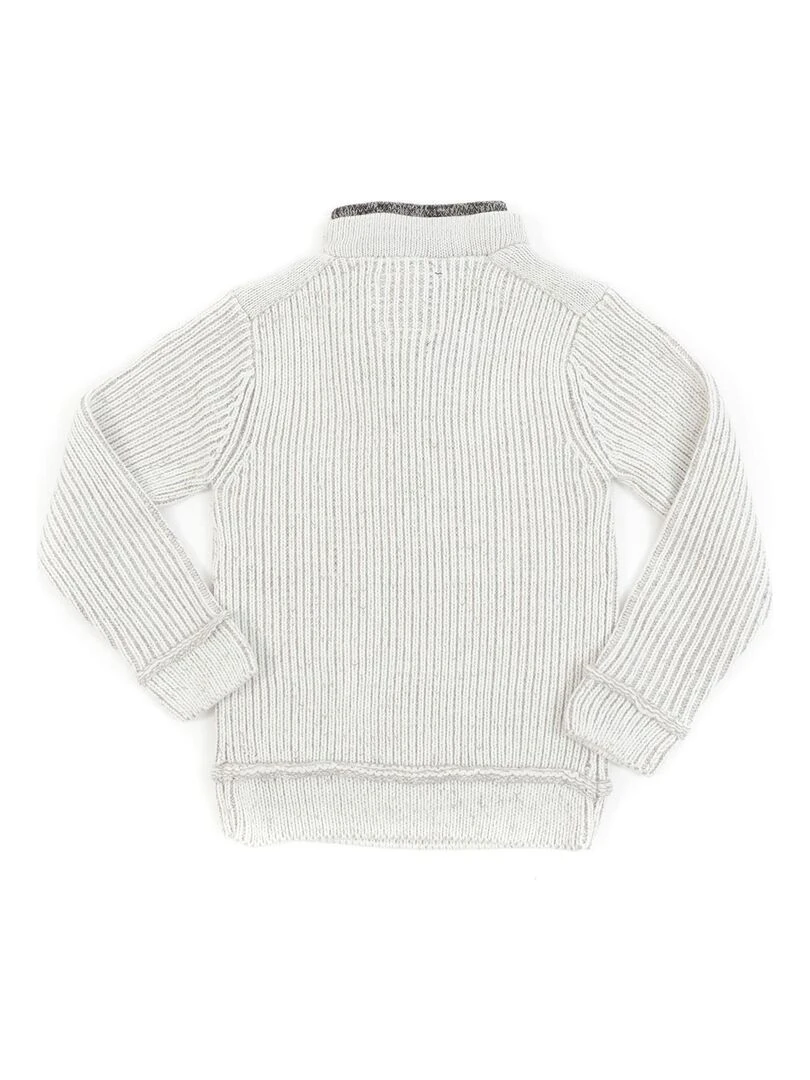 Pull col camionneur LOREY J   Ecru