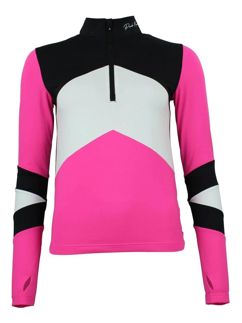 Top technique femme ATHOS   PEAK MOUNTAIN   Rose fushia