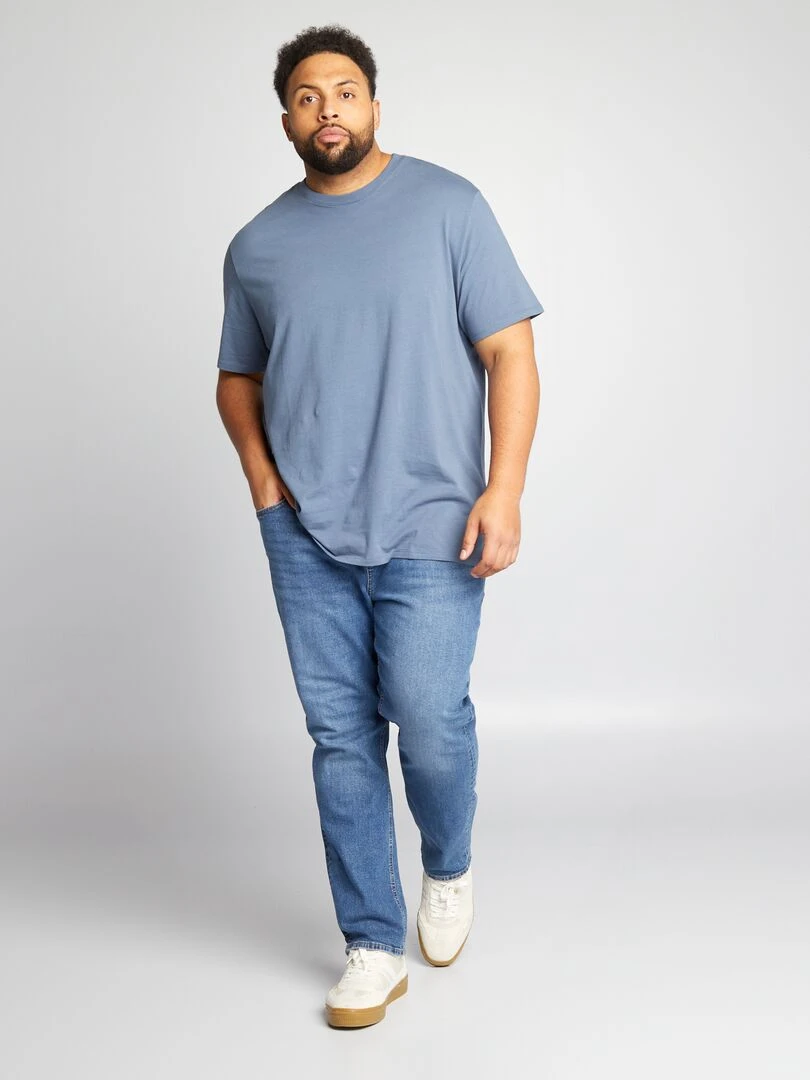Jean slim à 5 poches L30 Bleu