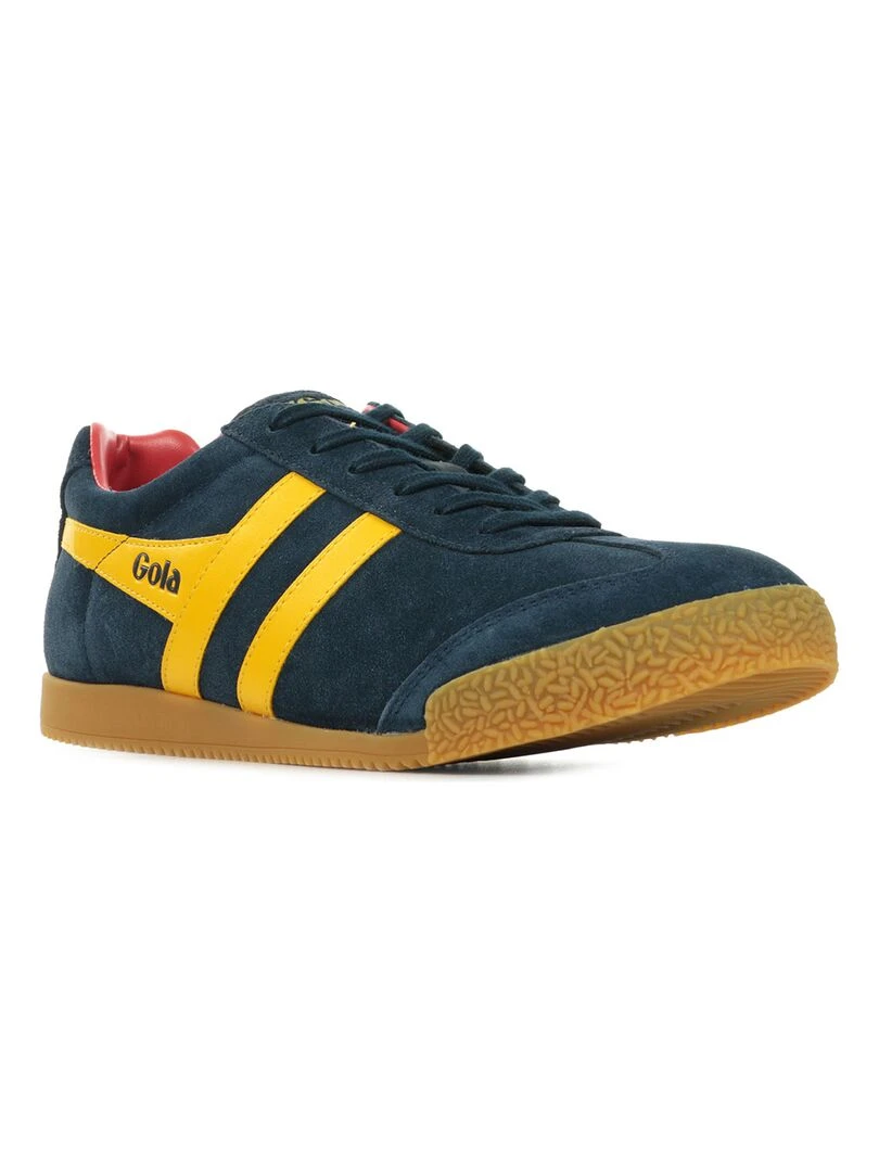 Baskets Harrier Suede Bleu marine