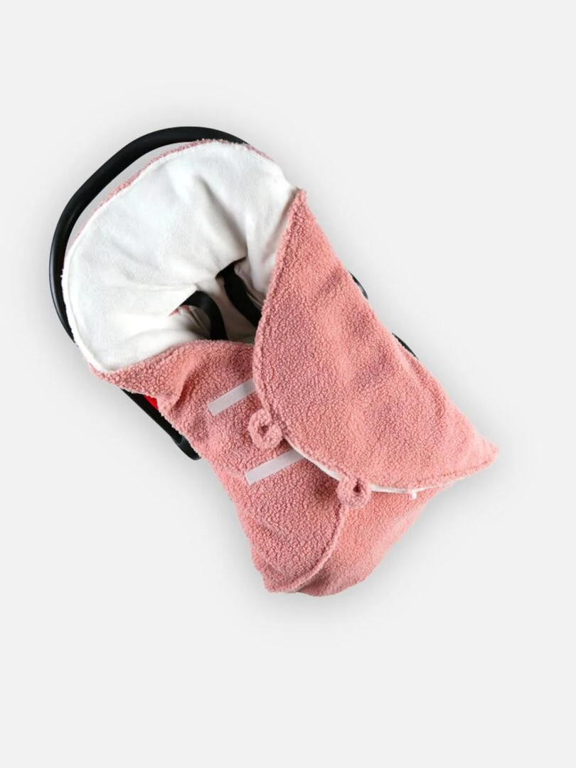 Couverture promenade en teddy Rose