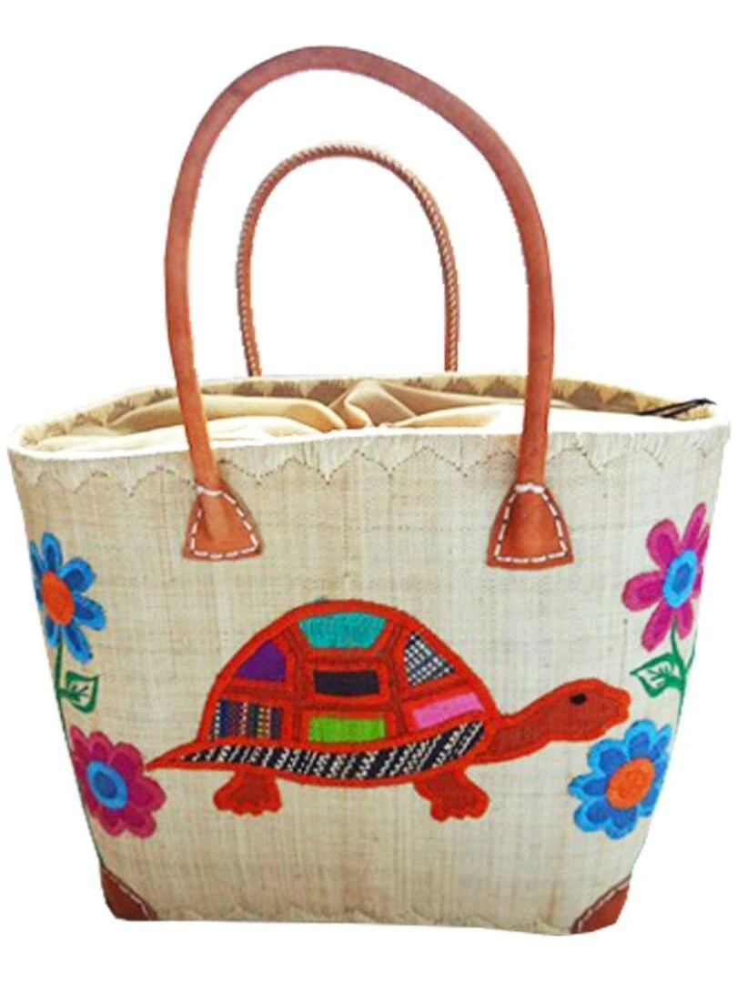 Panier Tortue MM Naturel Beige