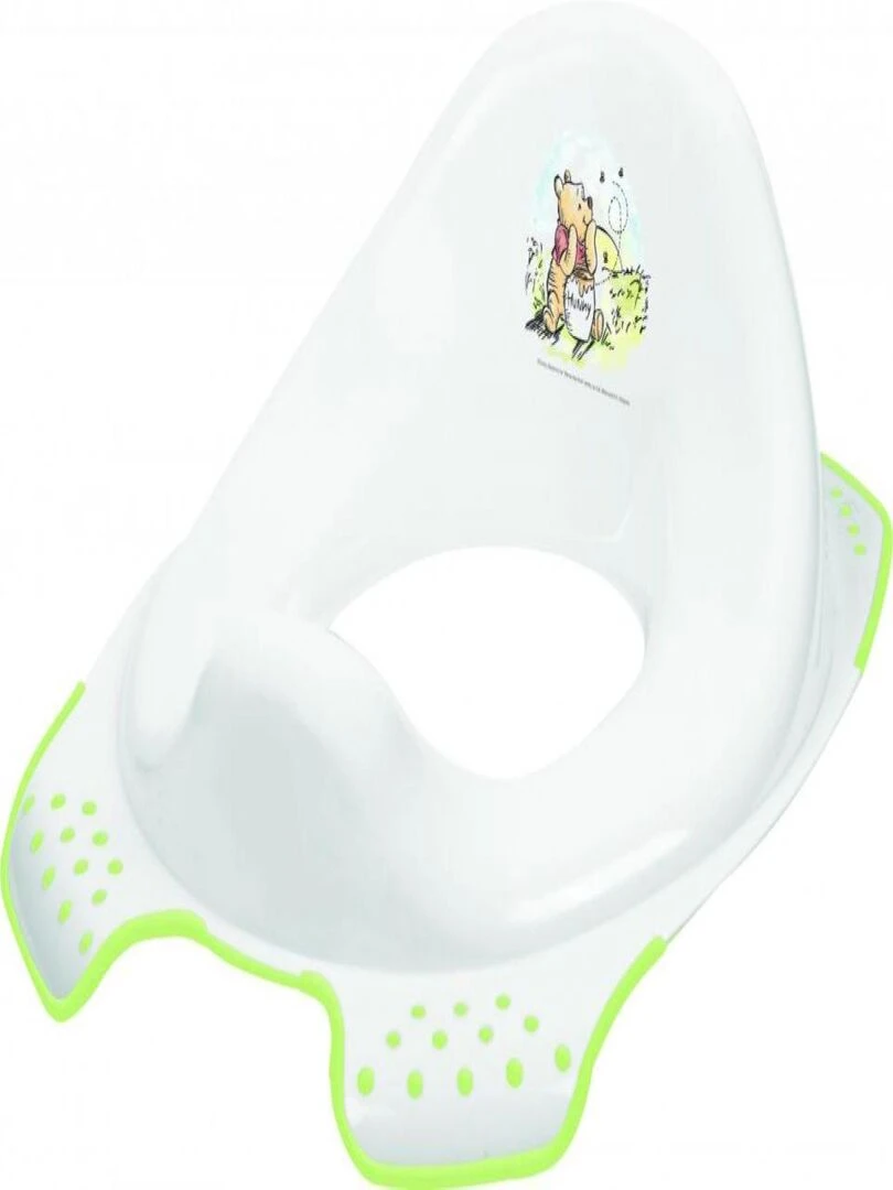 REDUCTEUR DE TOILETTES ANTIDERAPANT DISNEY "WINNIE" Blanc Vert