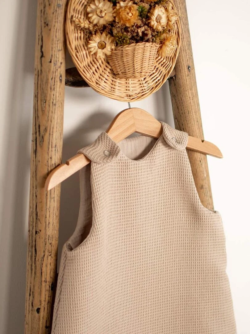 Gigoteuse d'été en Nid d'Abeille TOG 0 5 Beige