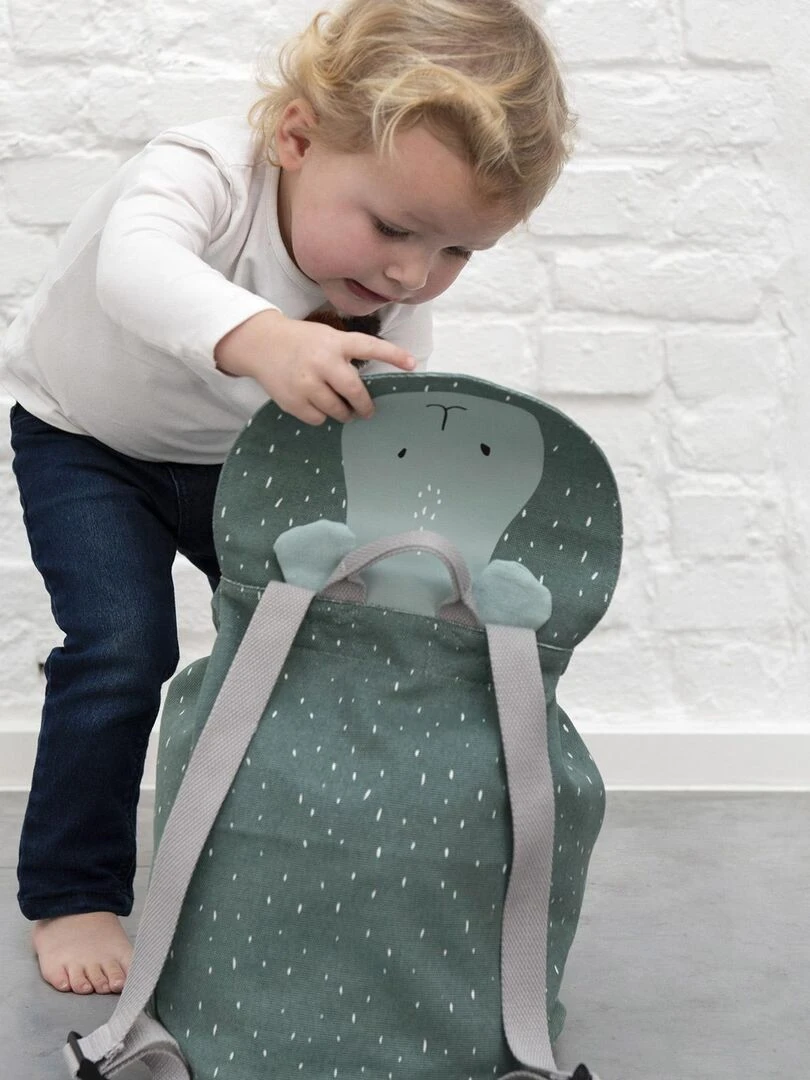 Sac à dos enfant hippopotame Mr. Hippo Bleu