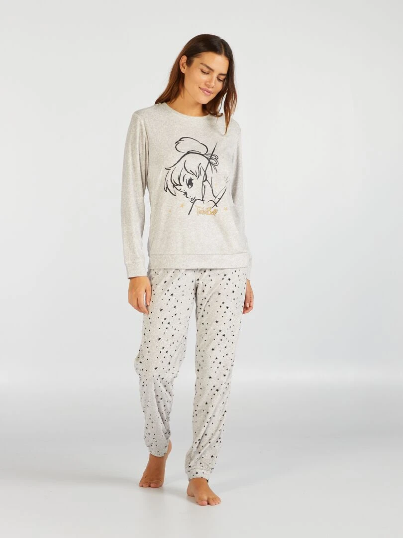 Pyjama polaire 'Disney' 2 pièces Gris