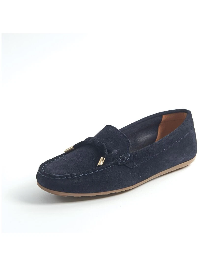 Mocassin Modele Caroline Bleu marine