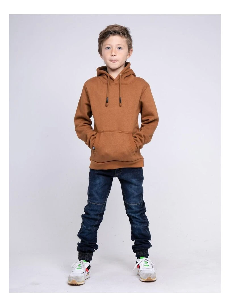 Sweat capuche WIDEM J   Marron