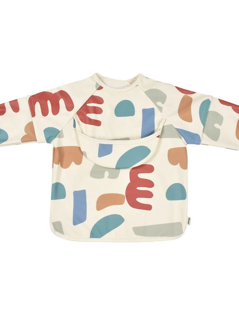 Bavoir à manches évolutif et 2 en 1   Playful   Blanc