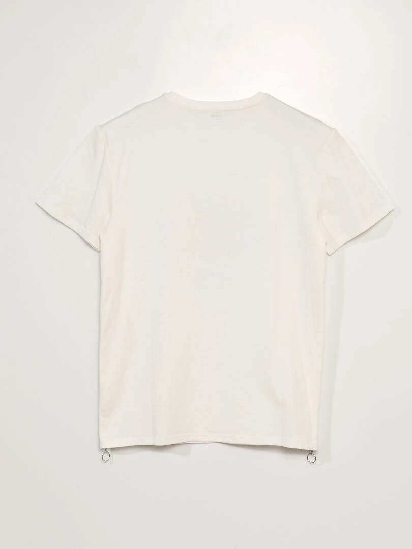 T shit en jersey   So Easy   Blanc