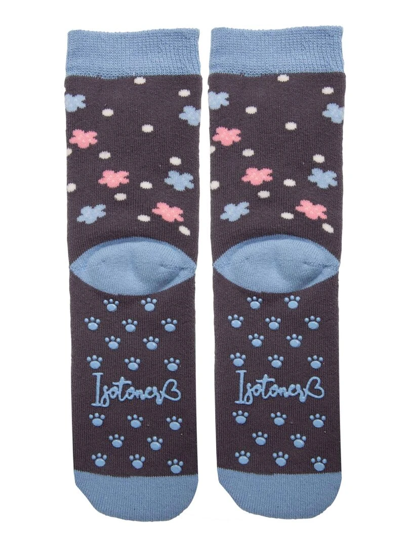 Chaussettes antidérapantes panda Gris 27/34   Gris