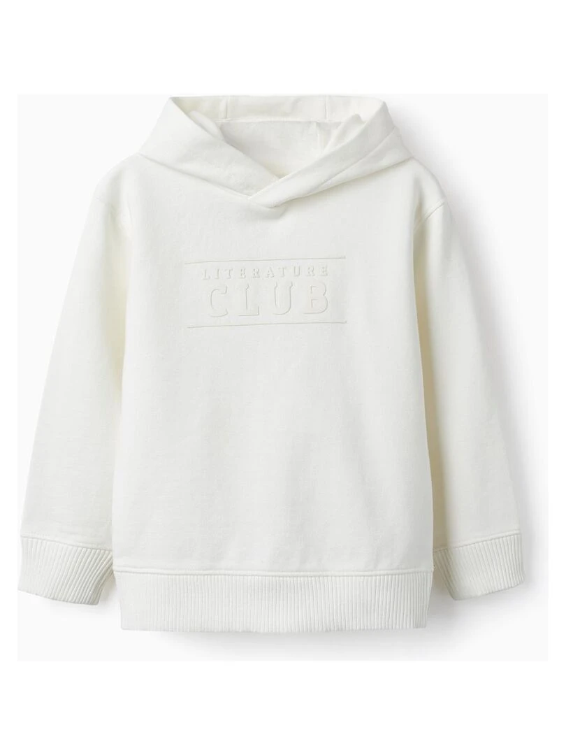 Sweat à capuche great world 'Zippy' Blanc
