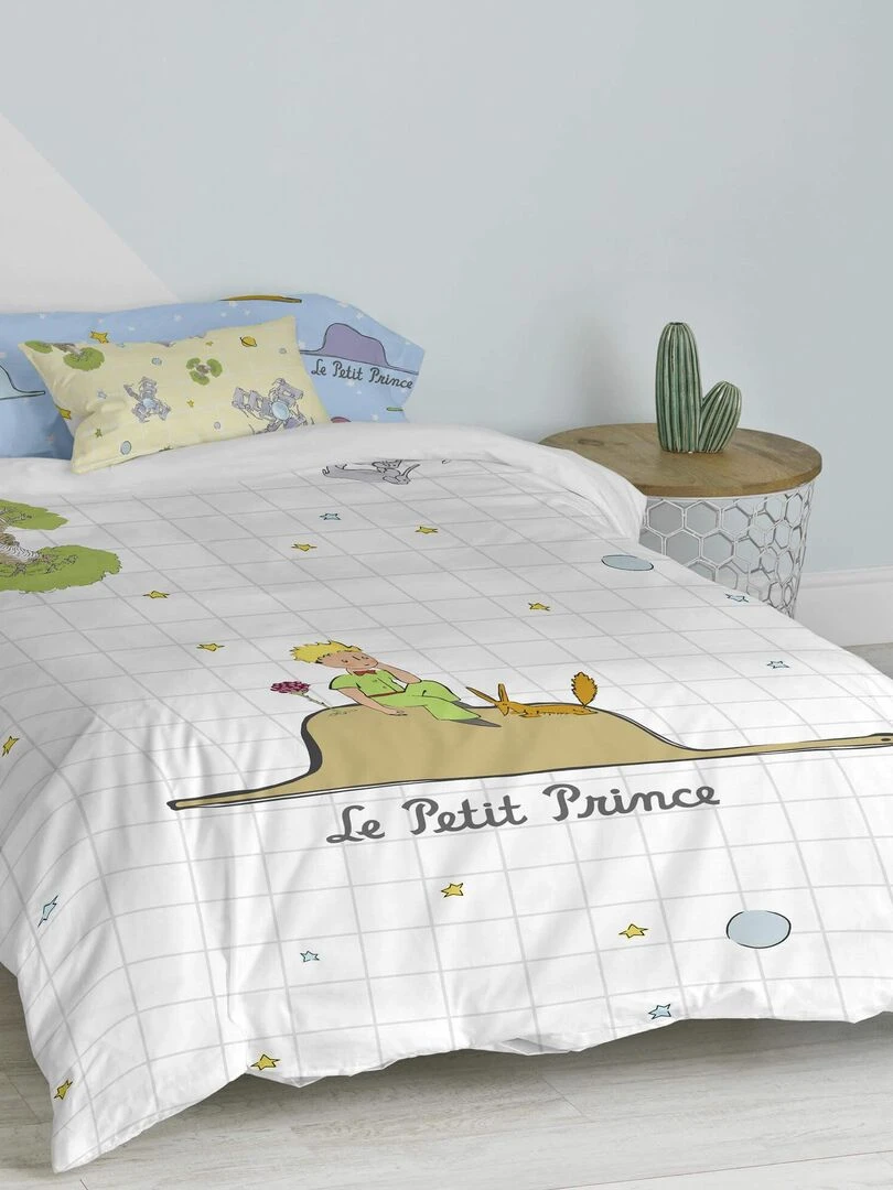 Parure housse de couette 2 pièces Imagination "Happyfriday" Multicolore
