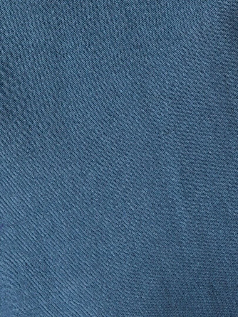 Chemise ample coton/lin  manches longues   Damart   Bleu nuit