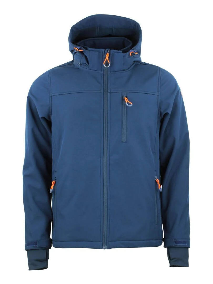 Blouson softshell CLAUDIO PEAK MOUNTAIN Bleu marine