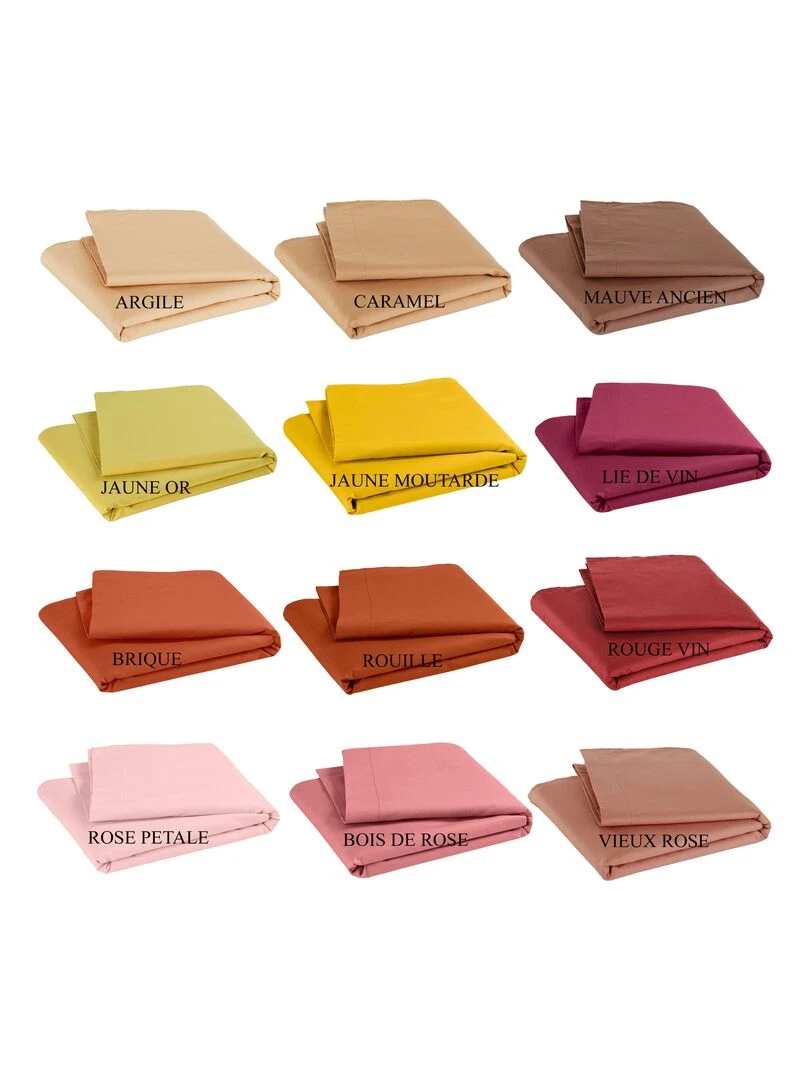 Drap plat pour lit bébé 100% coton Bio   'P'tit Basile'   Blanc