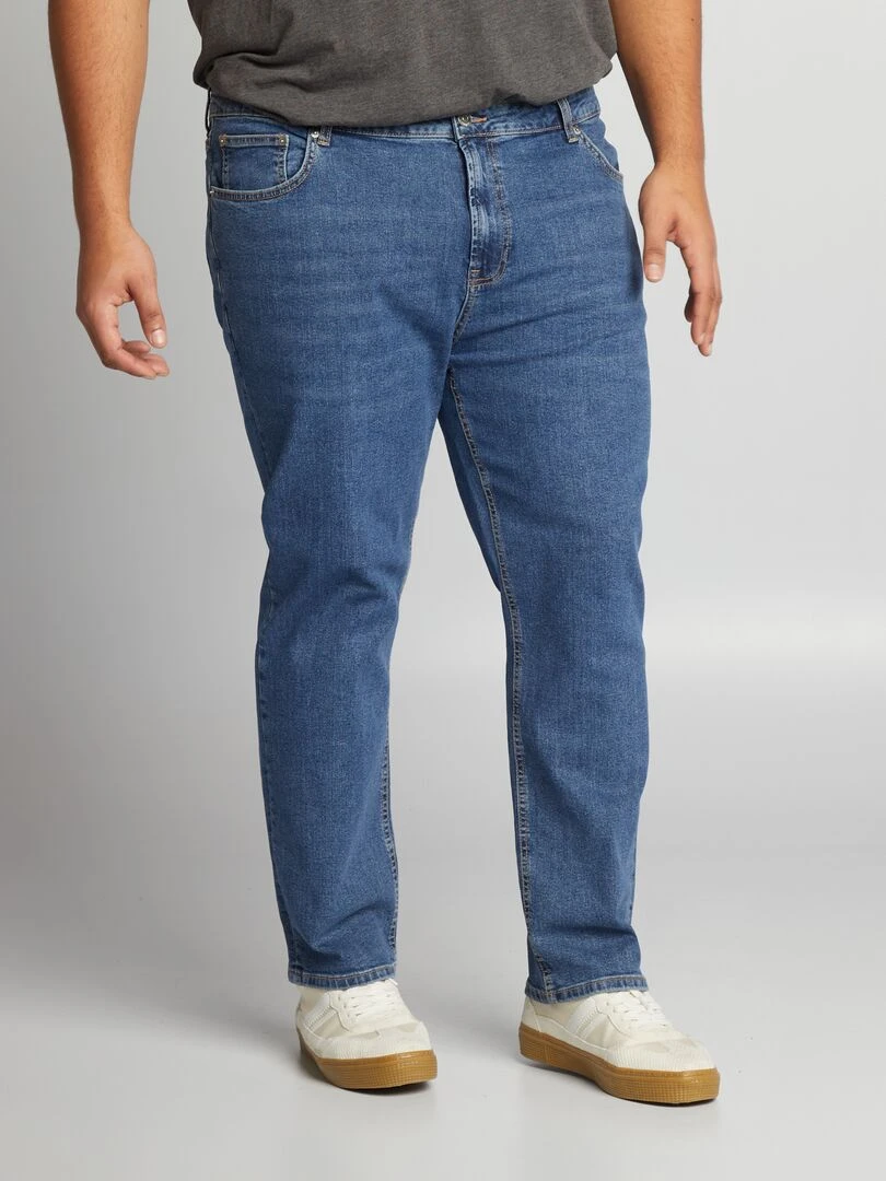 Jean droit à 5 poches L30 Stone