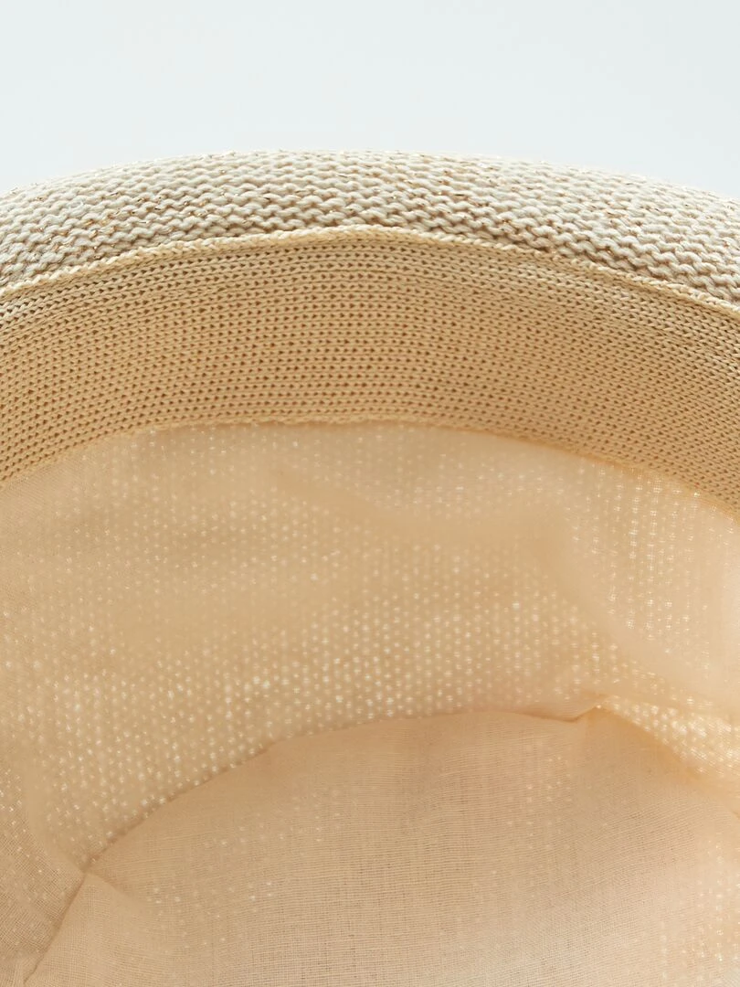 Chapeau de paille Blanc