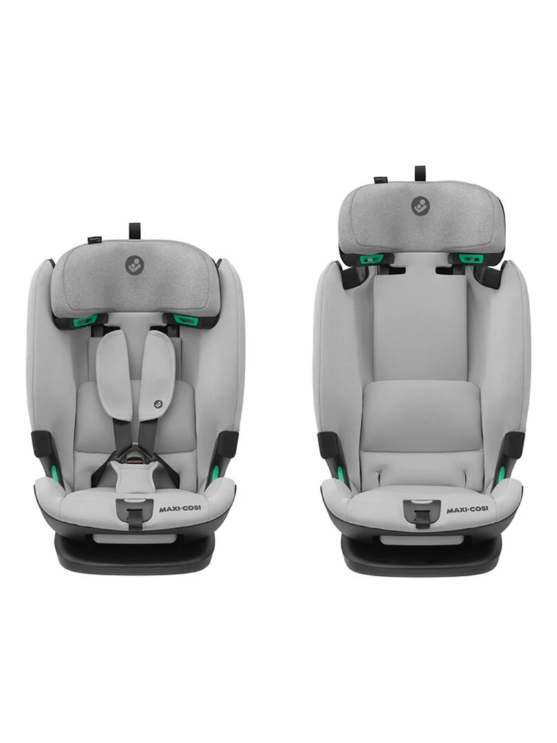 MAXI COSI Titan Plus i Size  siège auto multi âge  76   150 cm  15 mois/12 ans  Authentic Grey   Gris clair