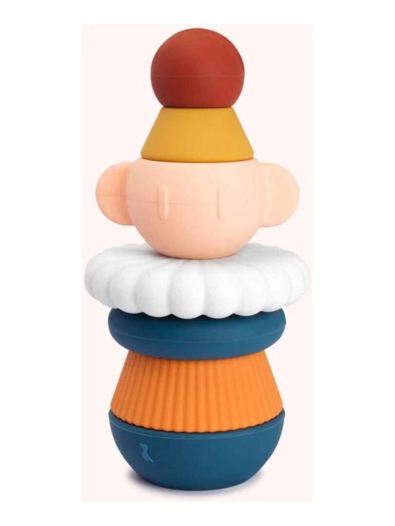 Léon Le bonhomme à empiler Louise & Gabriel Multicolore
