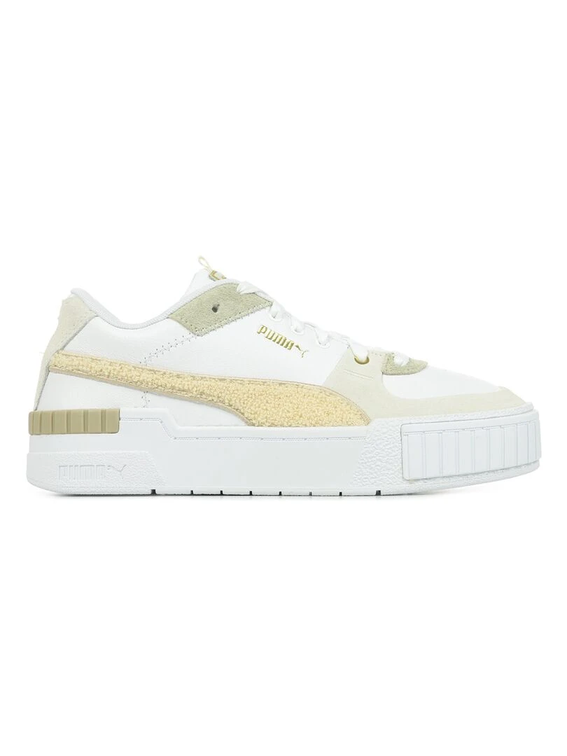 Baskets Cali Sport Varsity Blanc Beige