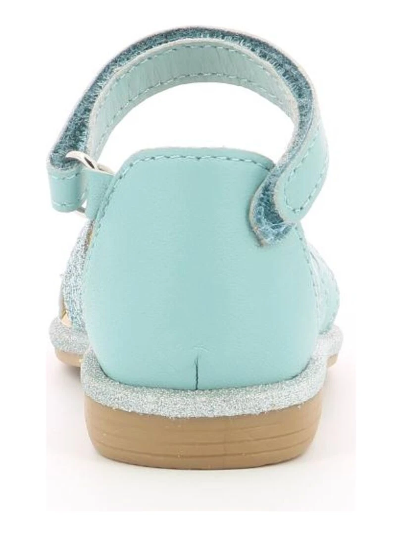 Sandales Cuir Giry   Bleu turquoise