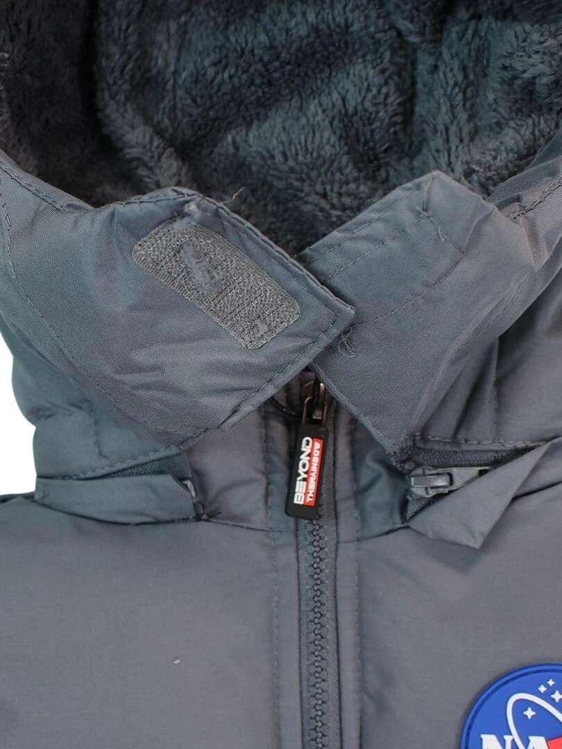 Nasa   Doudoune garçon imprimé logo   Gris