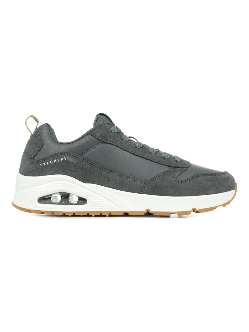 Baskets Skechers Uno Gris Blanc