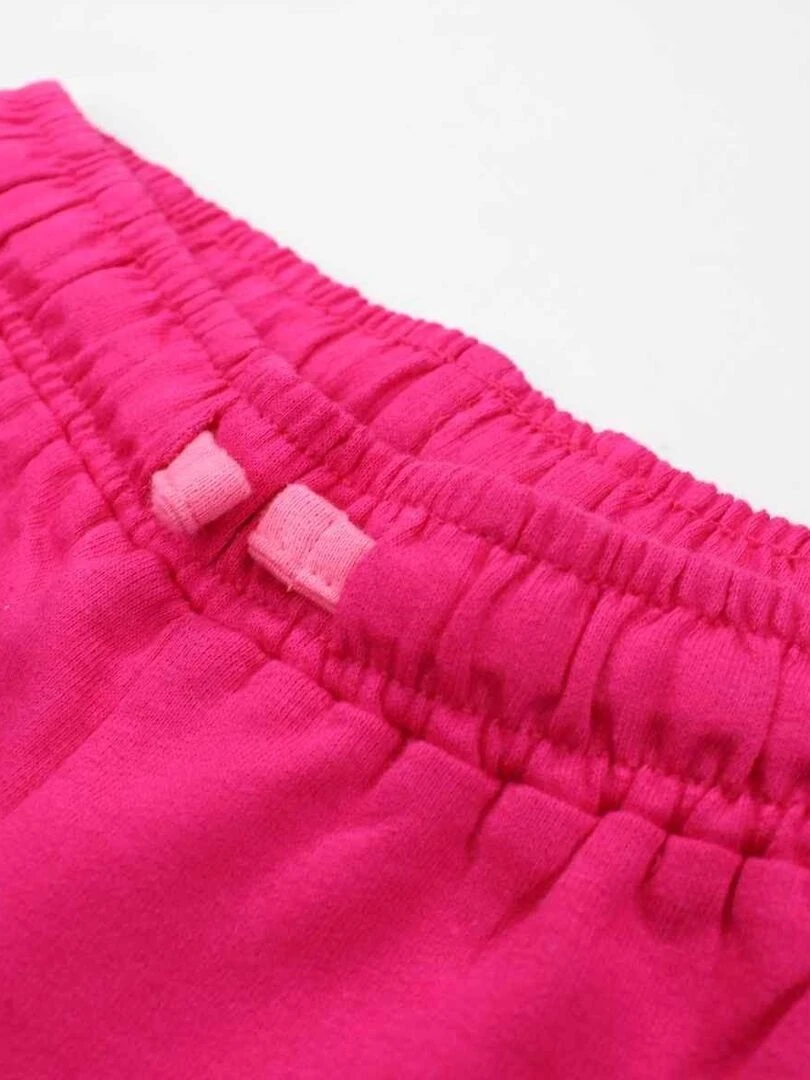 Disney   Short fille imprimé Lilo Et Stitch en coton   Rose fushia
