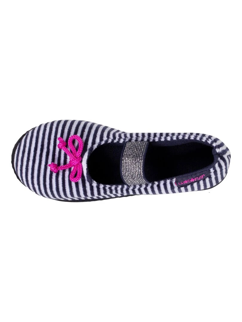Chaussons ballerines Enfant Rayures Multicolore