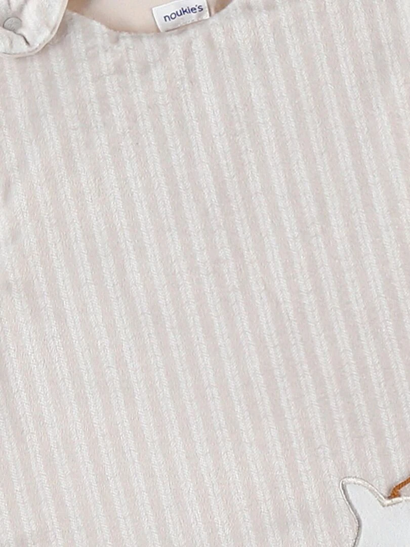 Gigoteuse 70 cm Tiga en Veloudoux    Beige