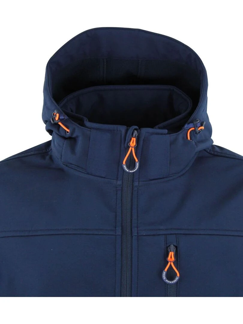 Blouson softshell CLAUDIO   PEAK MOUNTAIN   Bleu marine