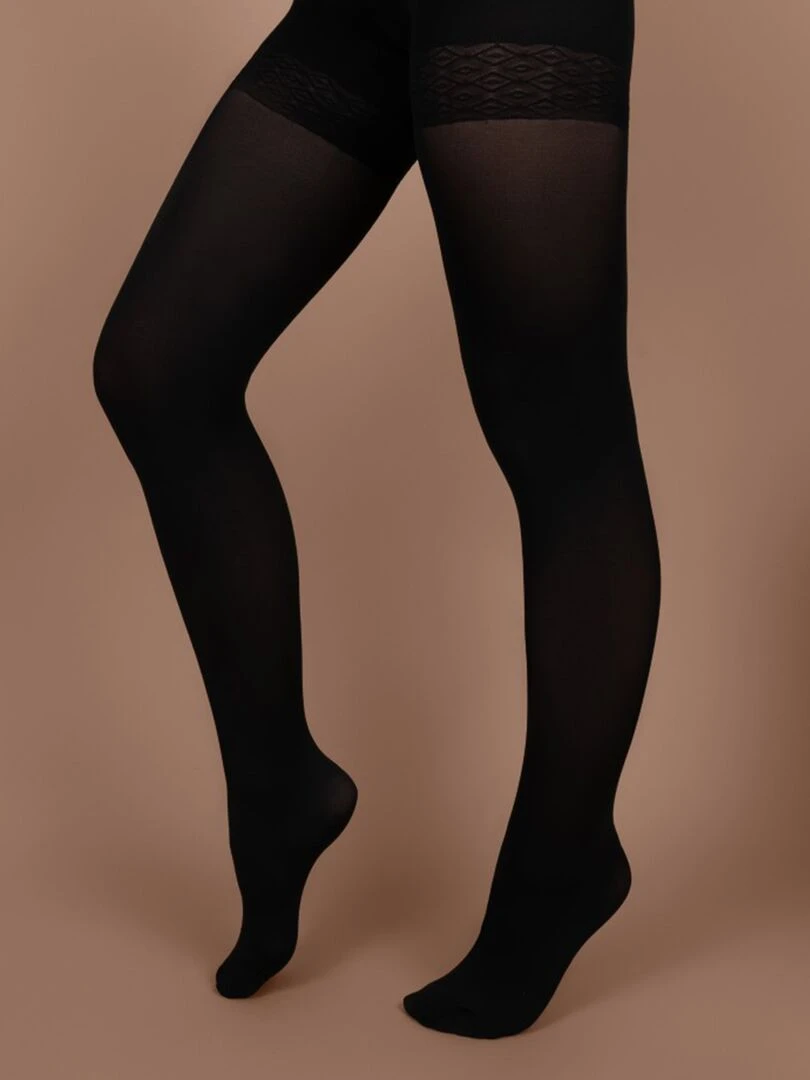Collants push up 100D 'Bye Bra' noir