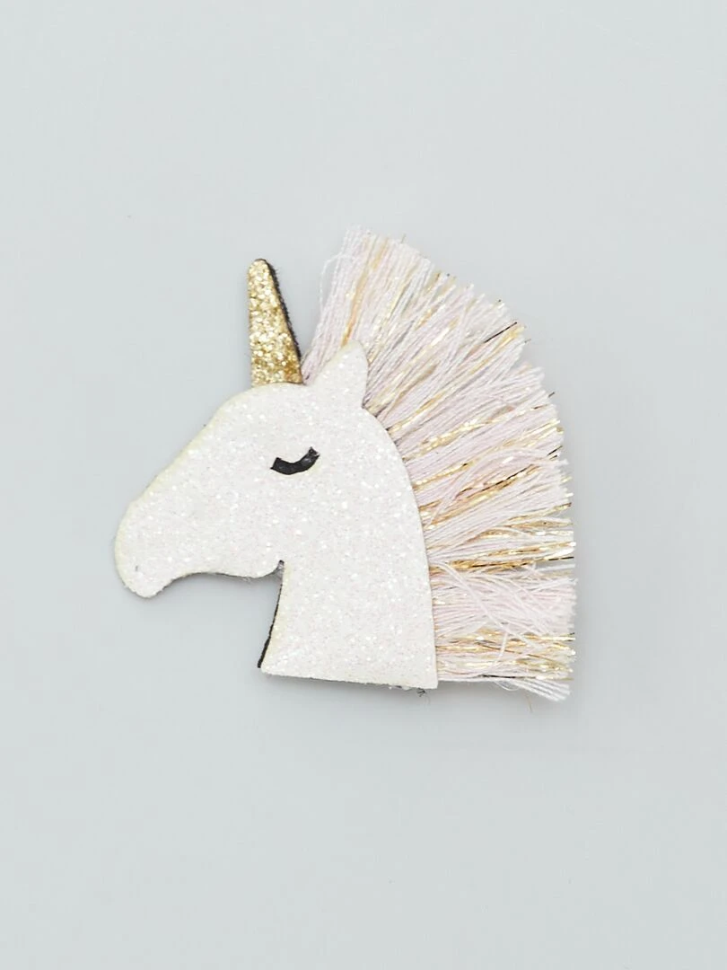 Lot de 3 pinces croco effet sucré   Rose