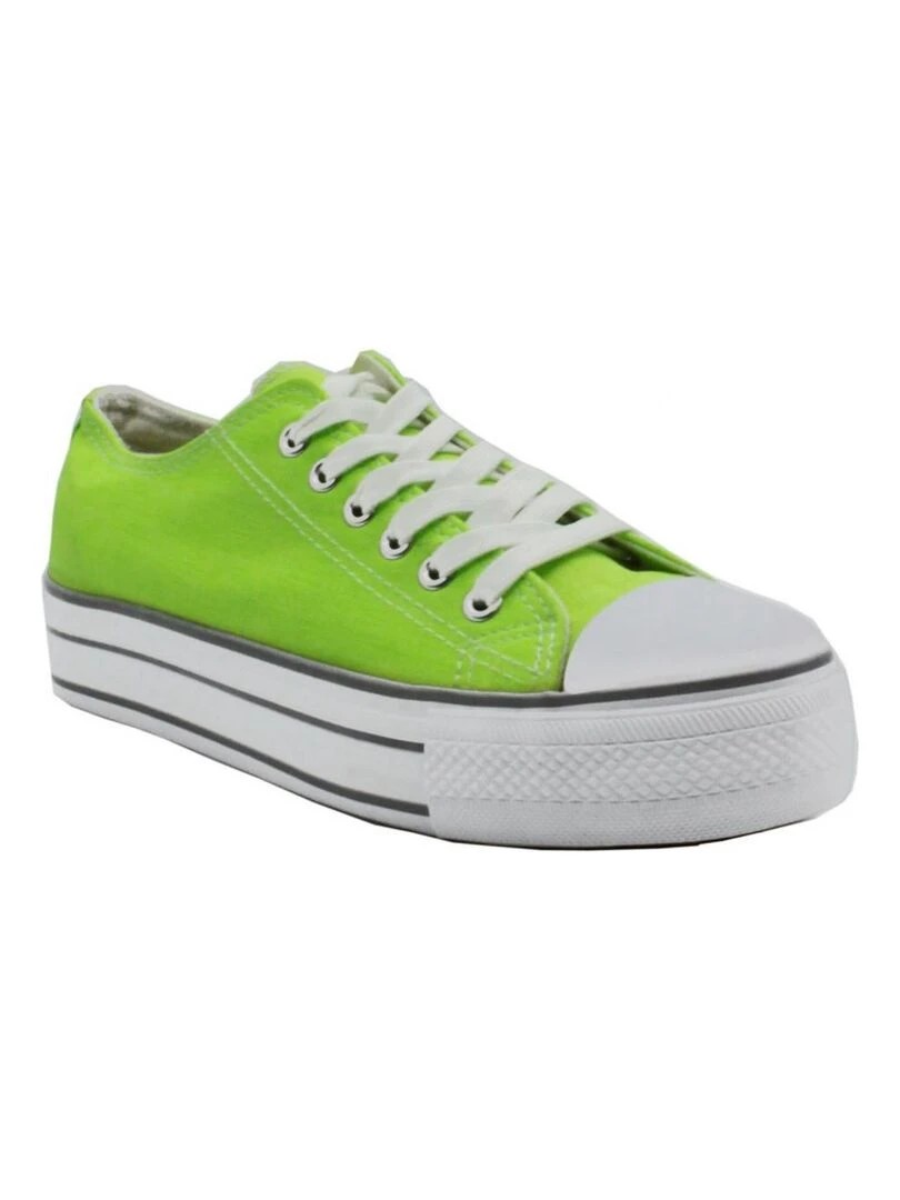Baskets basses Kebello Vert