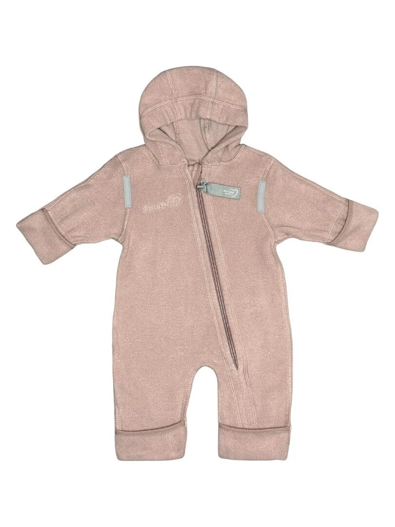 Hoppediz Combinaison en coton bio Rose pâle