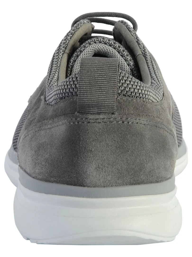 Basket Cuir Geox Sirmione   Gris
