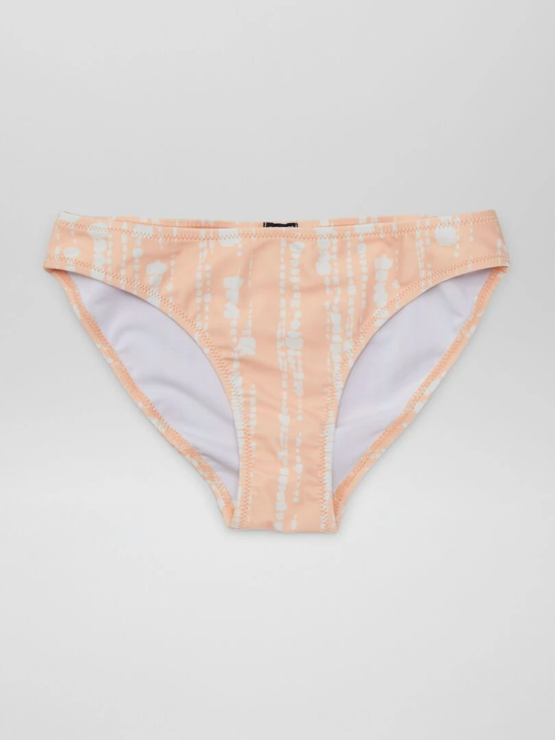 Maillot de bain tie dye   2 pièces   Orange