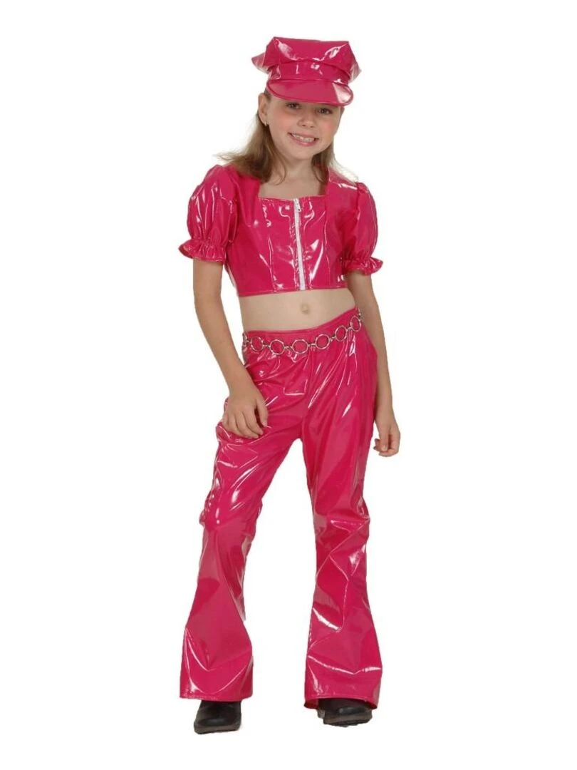 Déguisement Disco girl red enfant Rouge