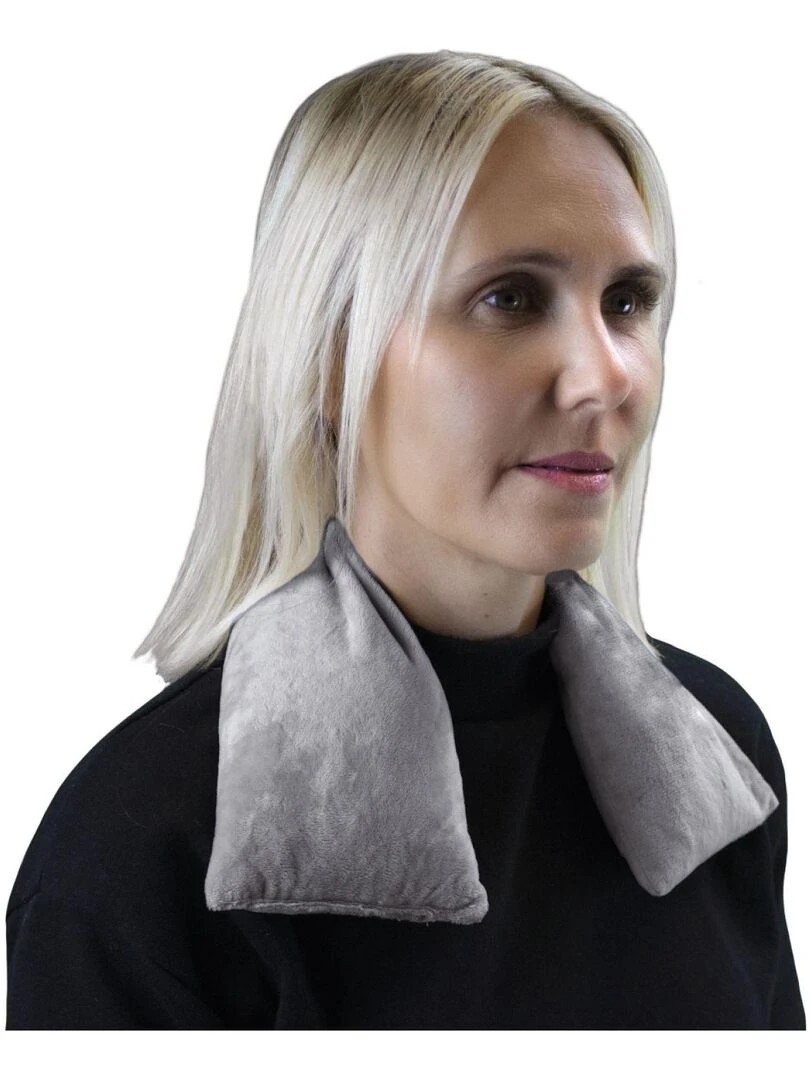 Coussin tour de cou chauffant Vivezen Gris