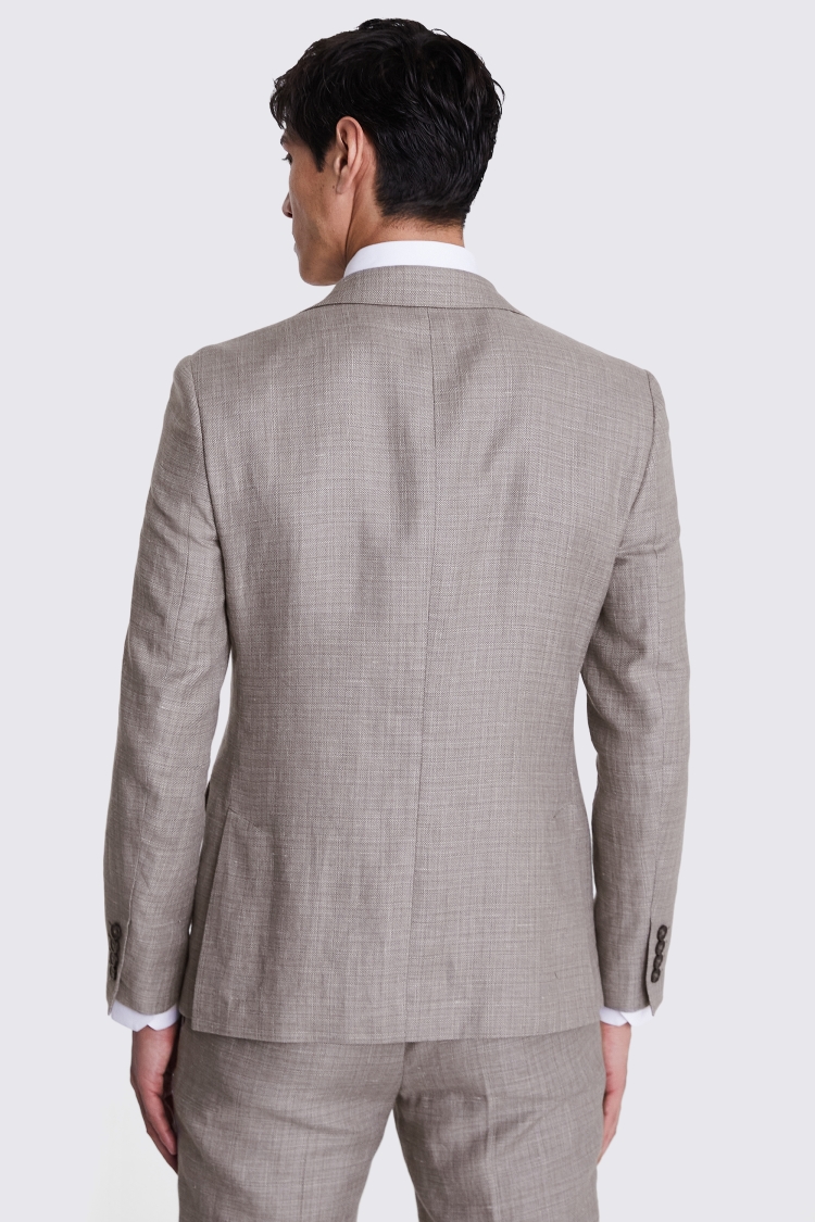 Italian Tailored Fit Off White Check Jacket    Buy Online at Moss