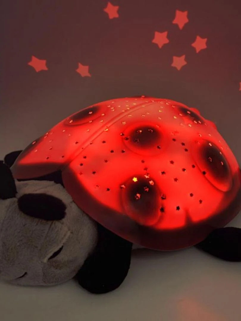 Veilleuse peluche coccinelle   Rouge
