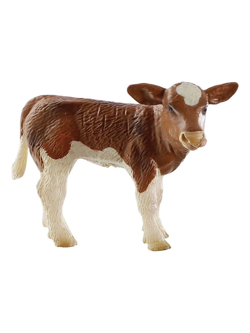 Figurine vache marron/blanc : Veau N/A