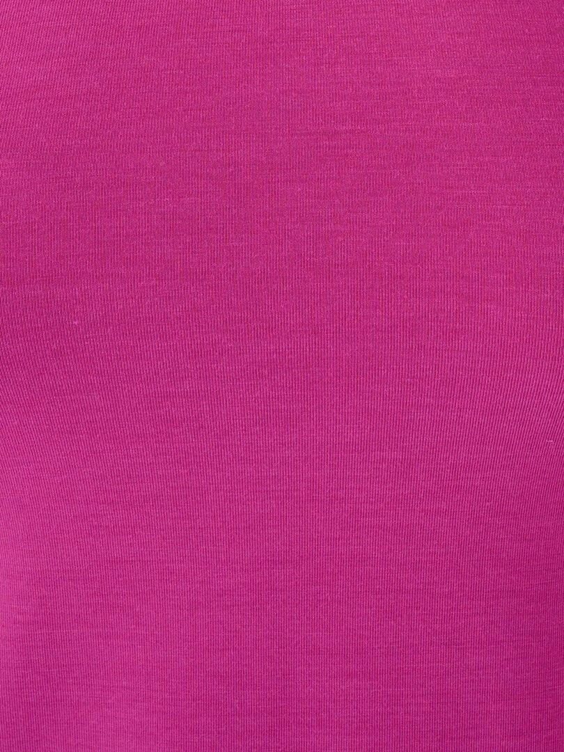 T shirt manches longues thermorégulant Evolutyl   Damart   Rose framboise