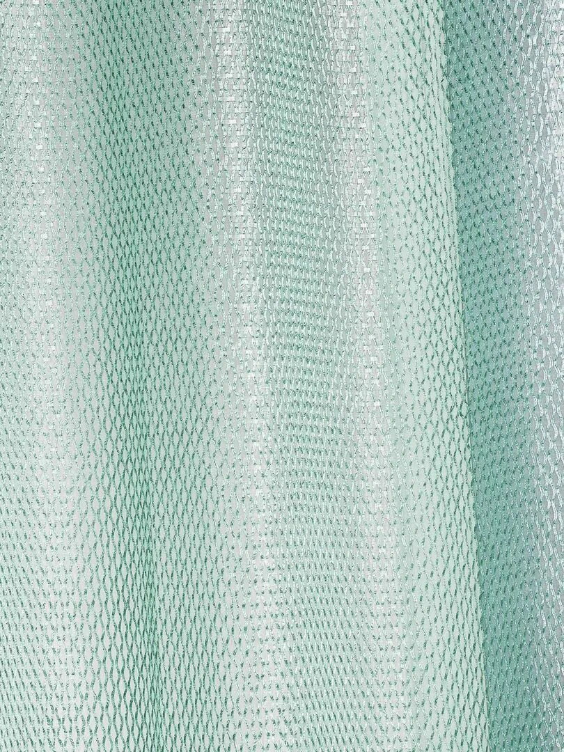 Voilage en organza fantaisie Effet "résille" Vert