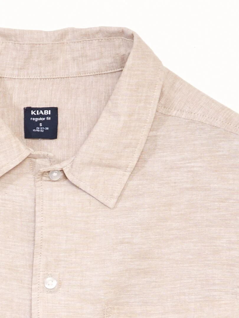 Chemise à coupe droite So Easy Beige